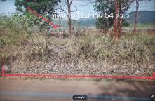 LA64120010-Sell ​​vacant land, 15 rai, 3 ngan, 54 square wa, price 650,000 baht per rai, Kanchanaburi Province.